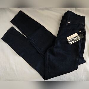Diane Gilman DG Lux Sport Jeggings XS NWT Dark Wash Skinny Ankle